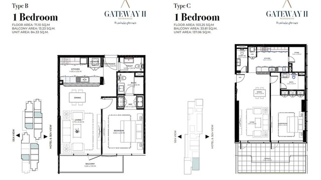 Gateway Residences 2 - krásné apartmány na Hayat Island