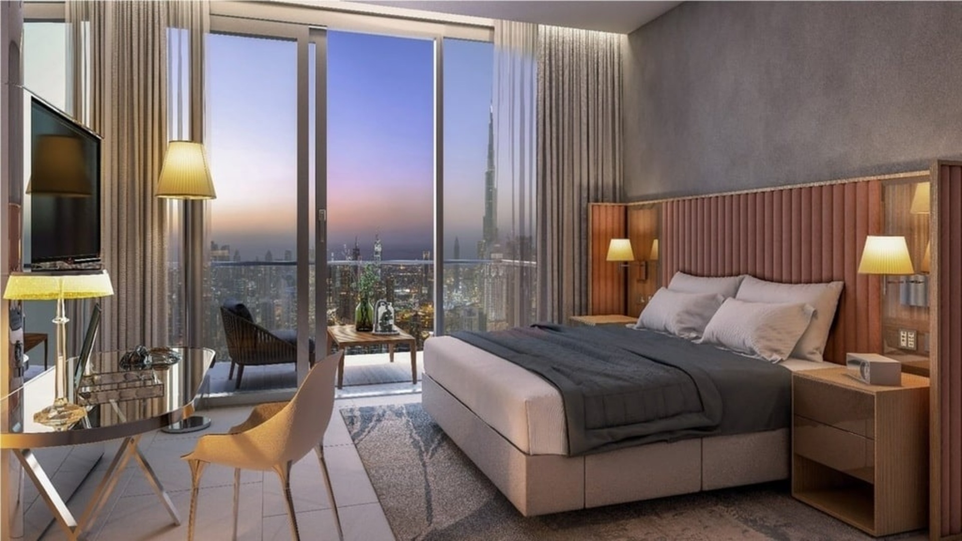 SLS Hotel & Residences Dubai s výhledy na Burj Khalifa